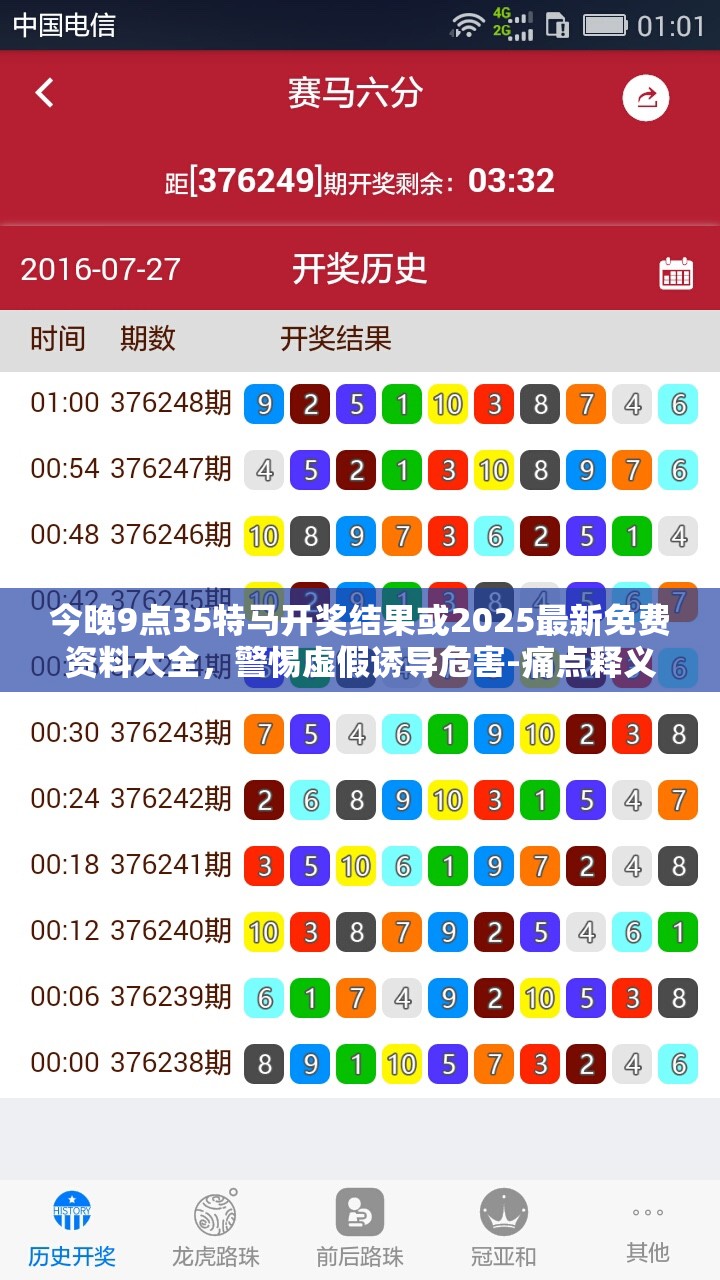 今晚9点35特马开奖结果或2025最新免费资料大全，警惕虚假诱导危害-痛点释义、专家解析解释与落实