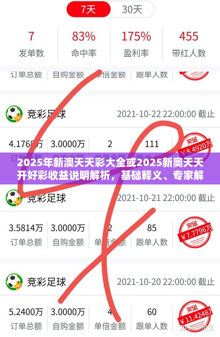 2025年新澳天天彩大全或2025新奥天天开好彩收益说明解析，基础释义、专家解读解释与落实?抵制不实承诺危害